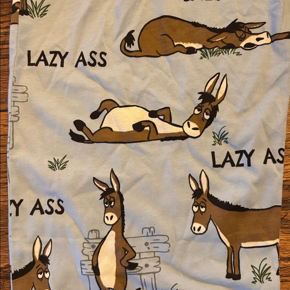 Pajamas with Donkey Print - Gray - Picture 2 of 3